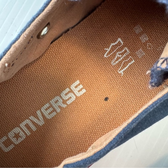 Converse Dark Blue and Beige Sneakers - Picture 8 of 9